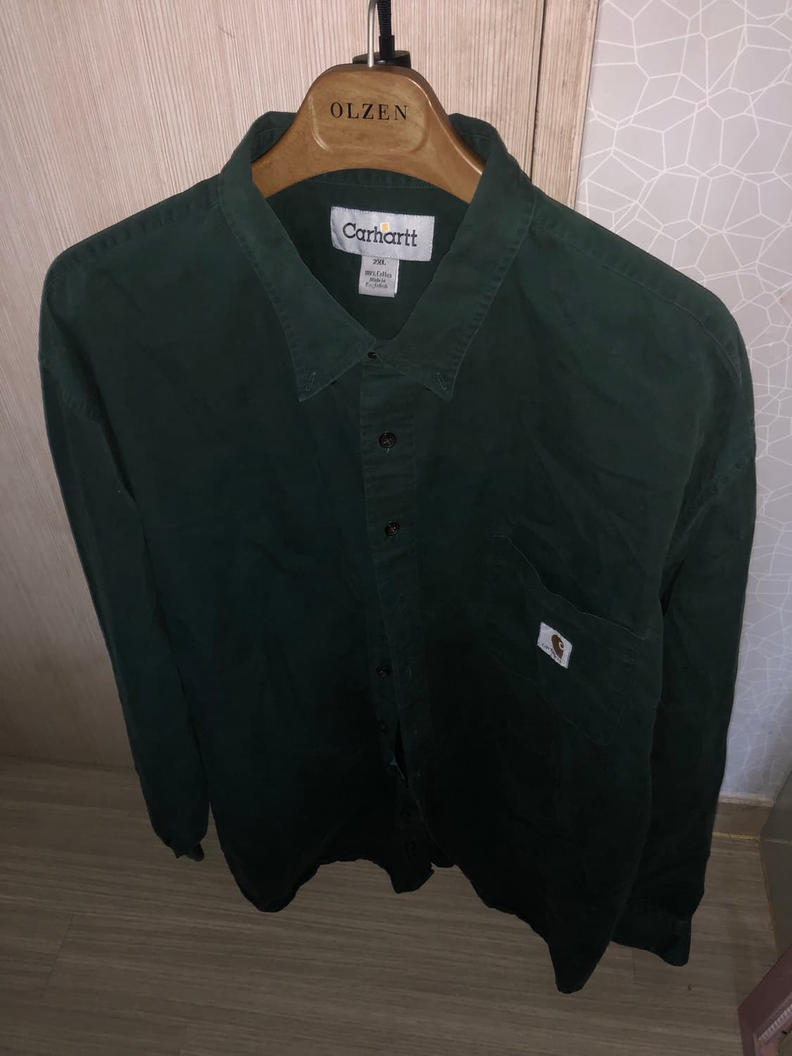 칼하트 그린 빈티지 셔츠 2XL 상품이미지1