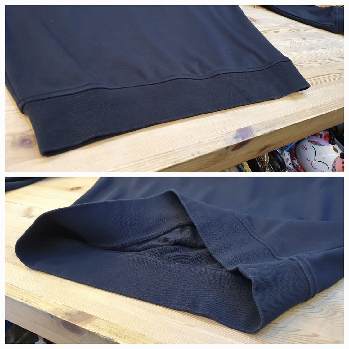 95.라코스테 블랙 맨투맨 상품이미지5