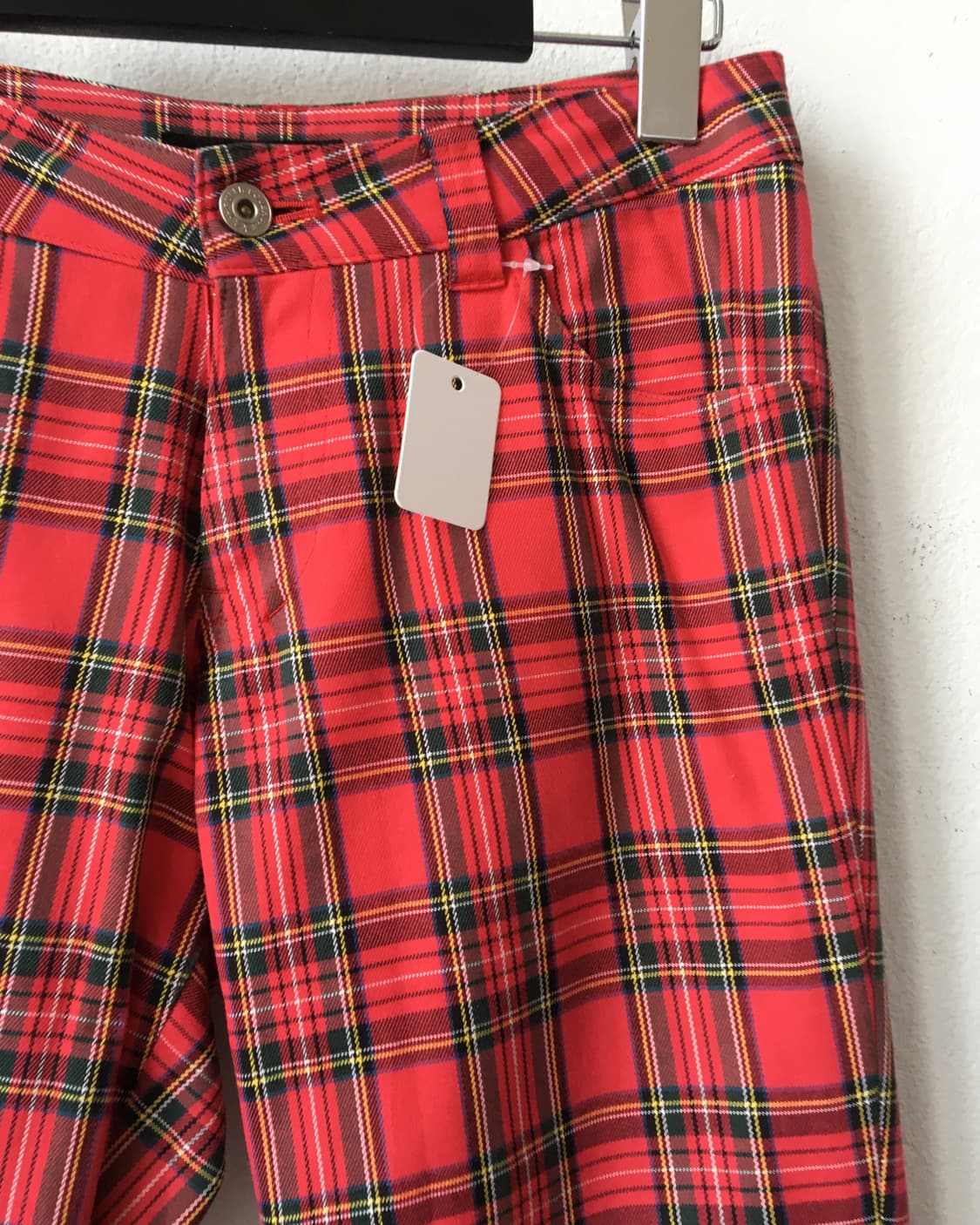 Check pattern cotton pants 상품이미지4