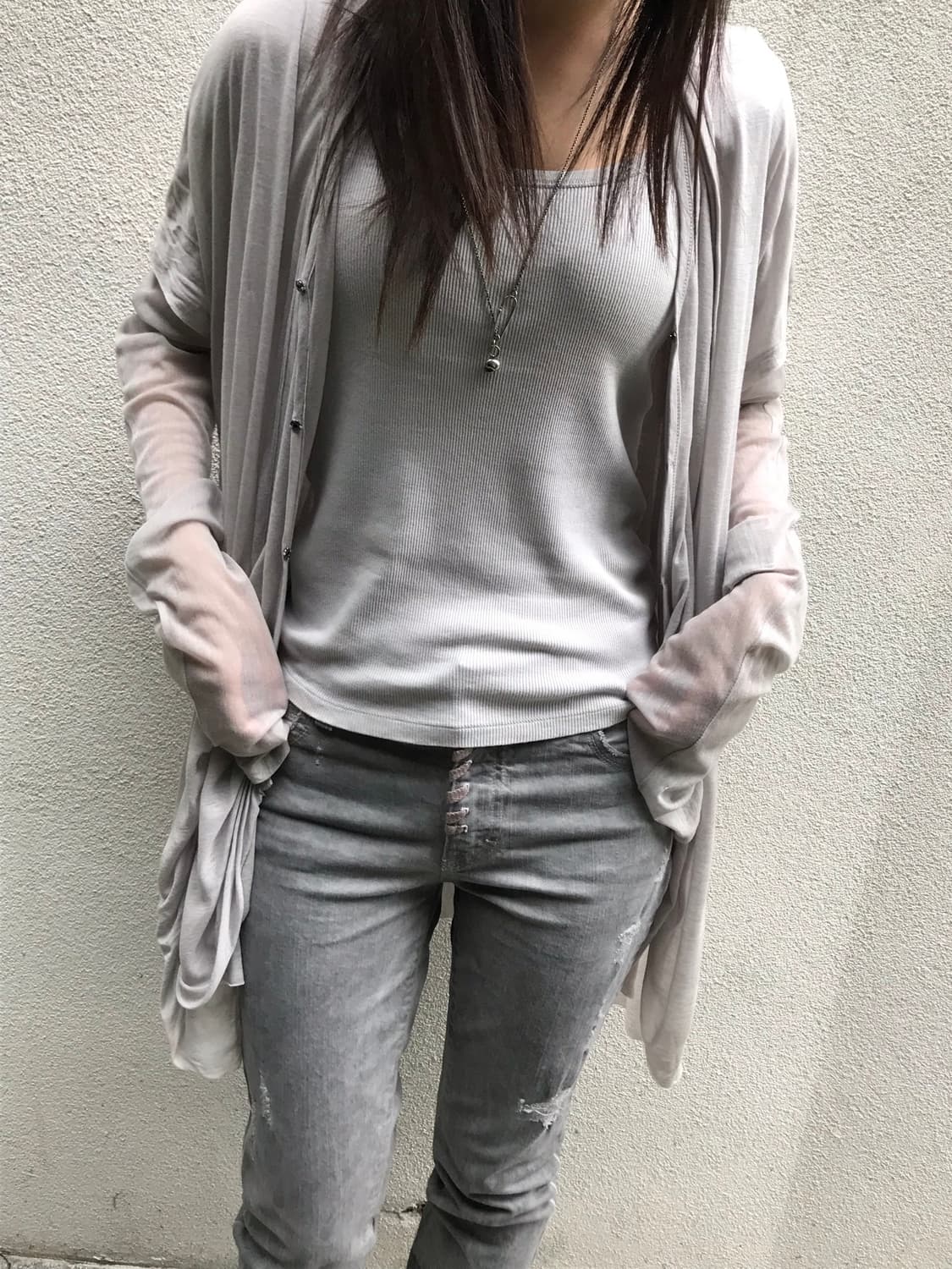 요지 야마모토 Y’s 더블 레이어드 가디건 상품이미지4