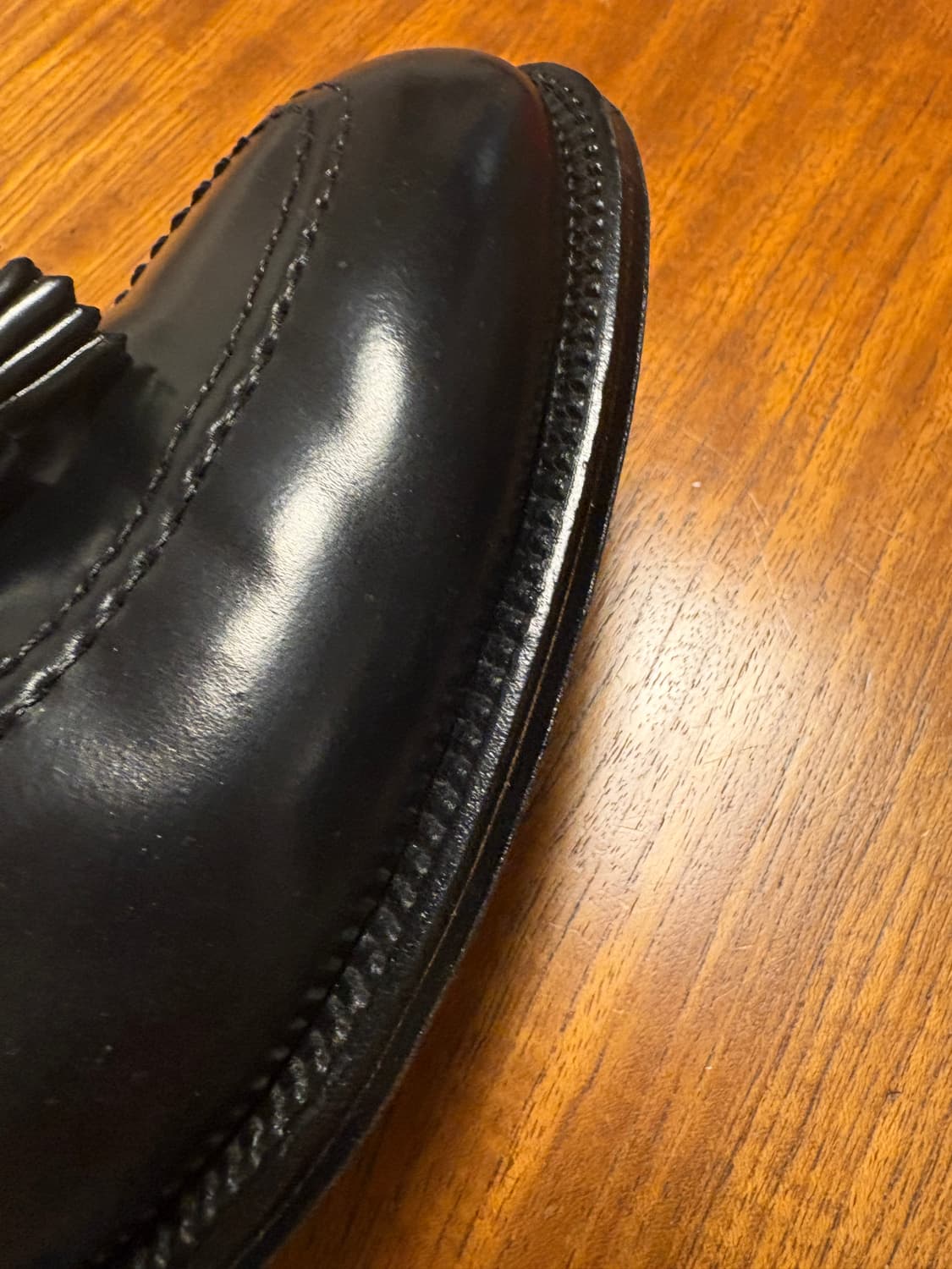 알든 코도반 테슬로퍼 브룩스 브라더스 별주 에버딘 라스트 9.5D 상품이미지6