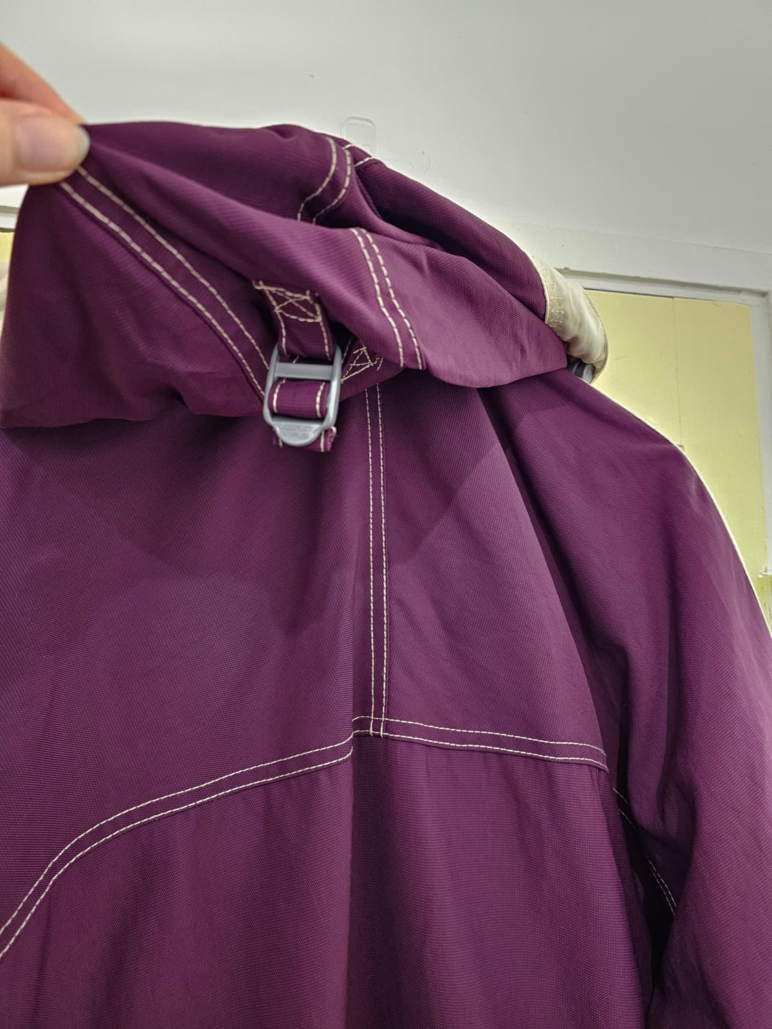 90's ellesse sunflower 퍼플 소프트쉘 후드자켓 상품이미지10