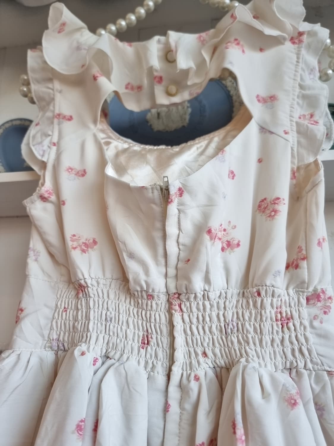 Liz Lisa(리즈리사) 프릴 카라 코르셋 플라워 원피스 상품이미지7