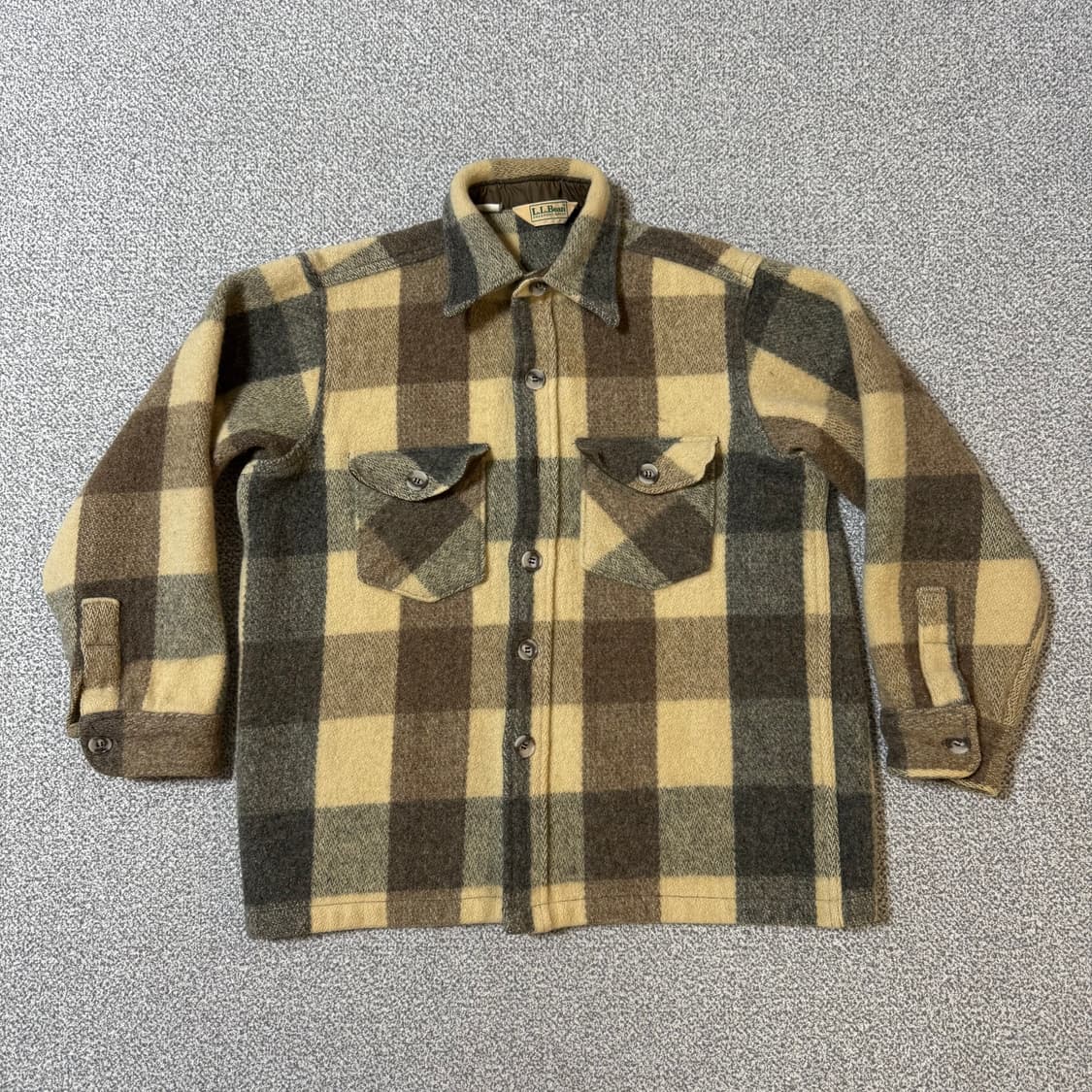 90s L.L. Bean 엘엘빈 울 셔츠 자켓 상품이미지2