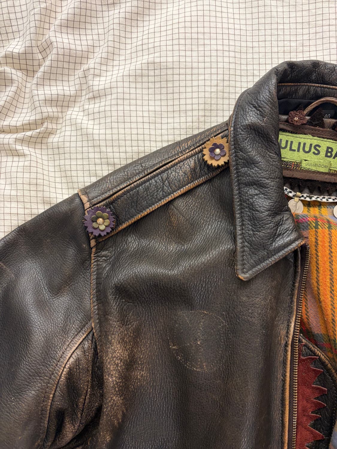 Julius Bach 빈티지 커스텀 레더자켓  상품이미지5