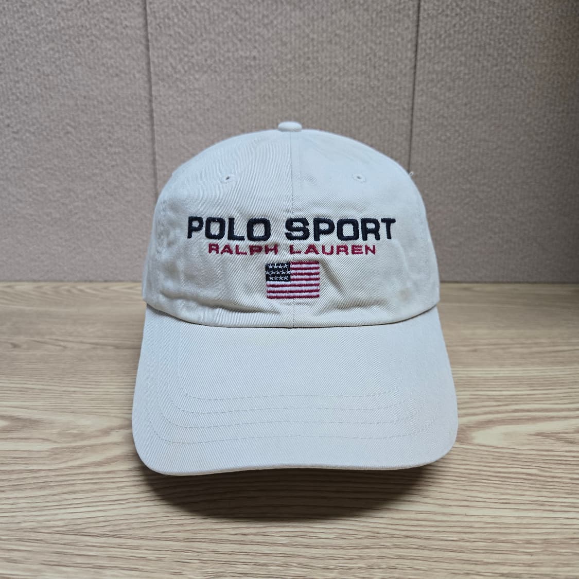 OS 폴로스포츠 90s 스펠아웃 볼캡 베이지 상품이미지1