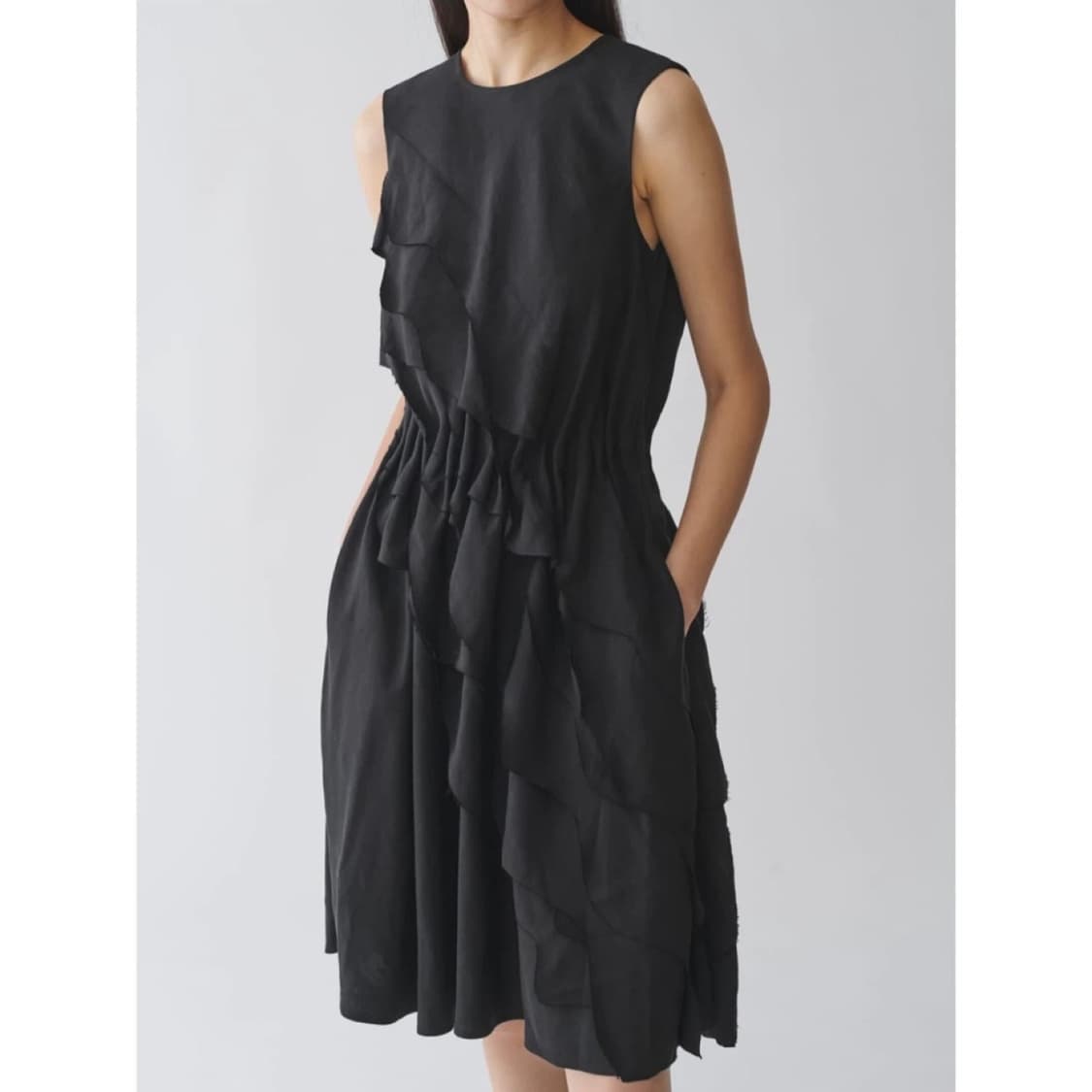 COS 레이어드 린넨 드레스 상품이미지3