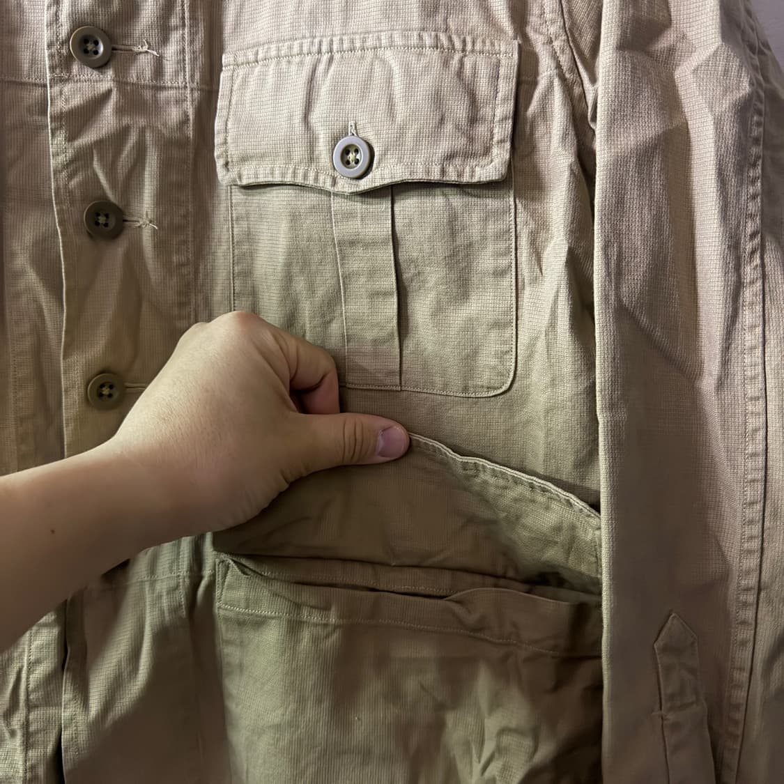 폴로 랄프로렌 더비유틸리티 오버셔츠 M (100-105) 상품이미지6