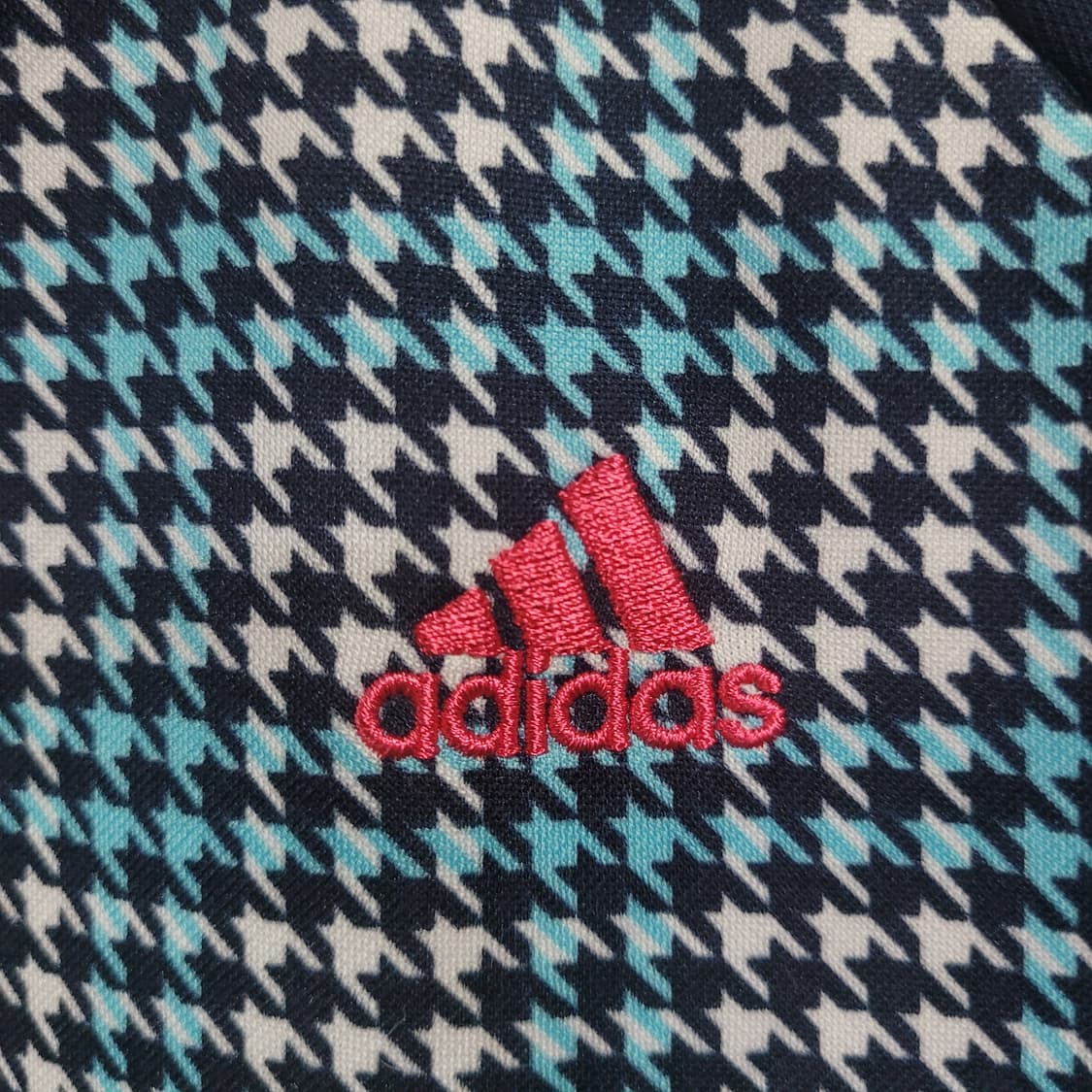 아디다스 네이비 블루 체크 트랙탑 져지 상품이미지3