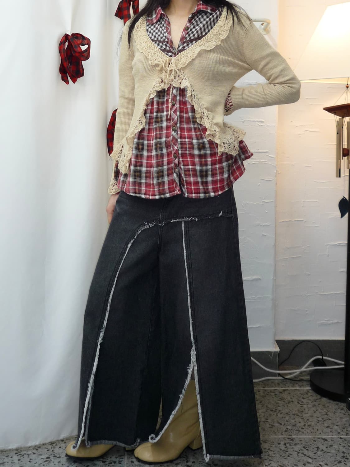 ballet lace cardigan 상품이미지2