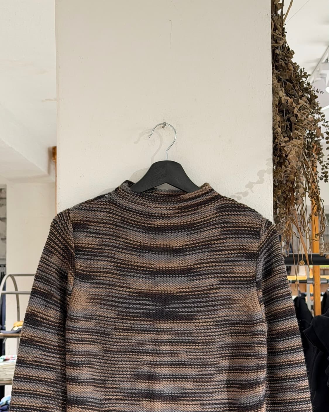 알파카 111 멀티컬러 알파카 울 블렌드 니트 상품이미지4