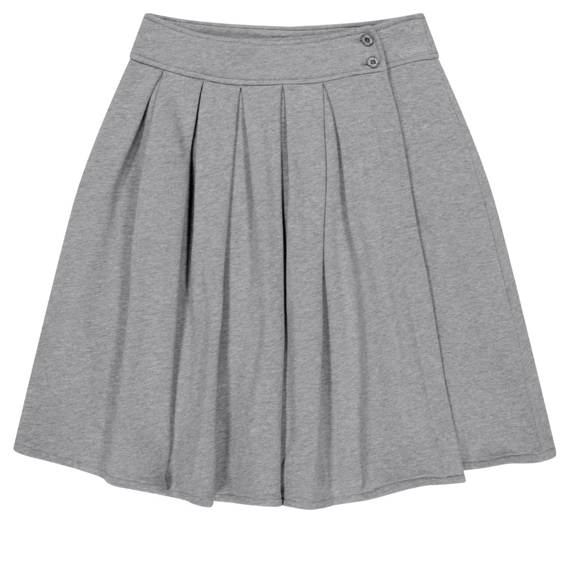 코이세이오 COZY SWEAT WRAP SKIRT MELANGE GREY 상품이미지1