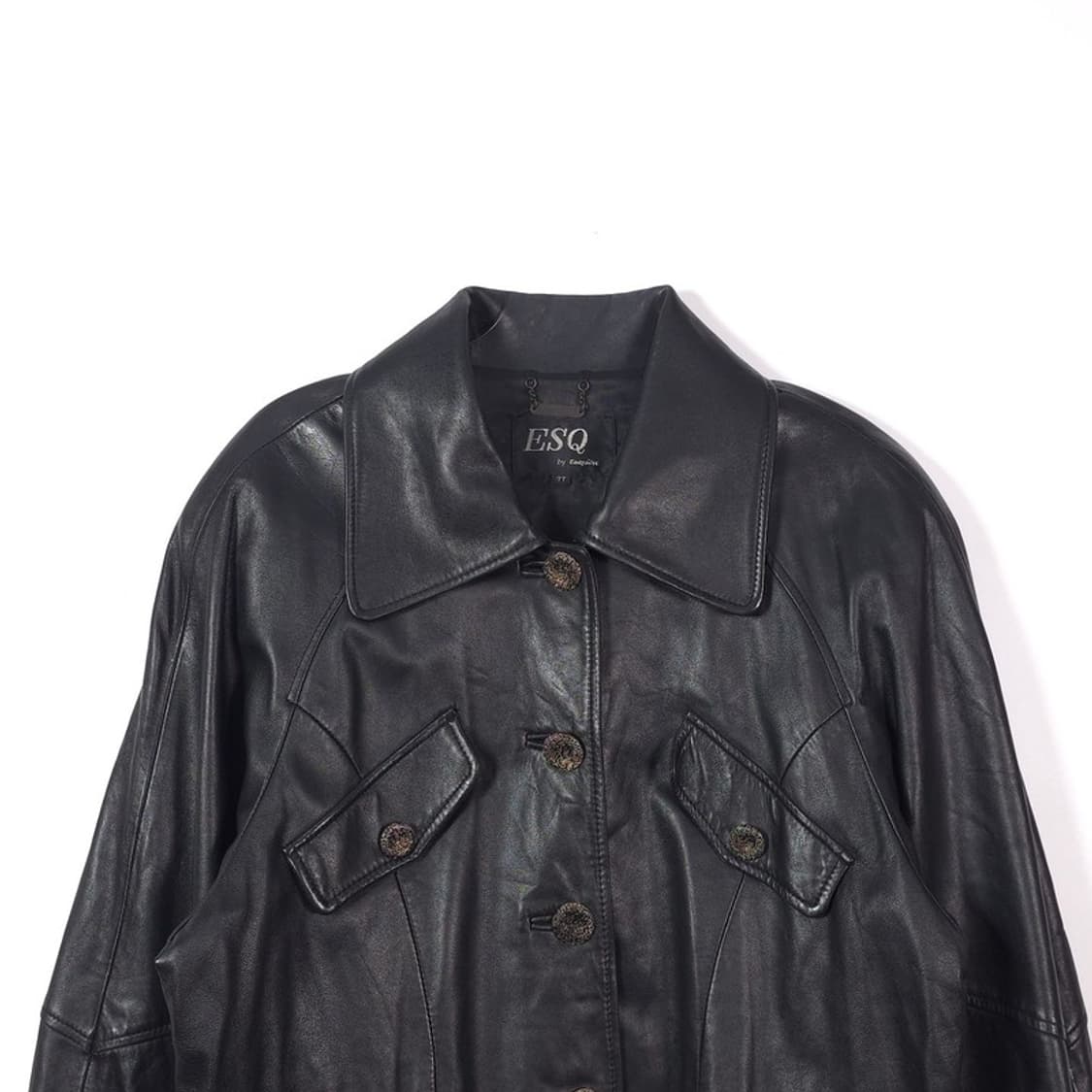 에스콰이아 ESQ 리얼 양가죽 투포켓 빈티지 자켓 77 상품이미지3