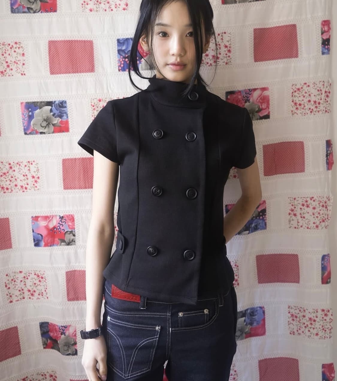 인앤양인하모니 더블 버튼 자켓 상품이미지1