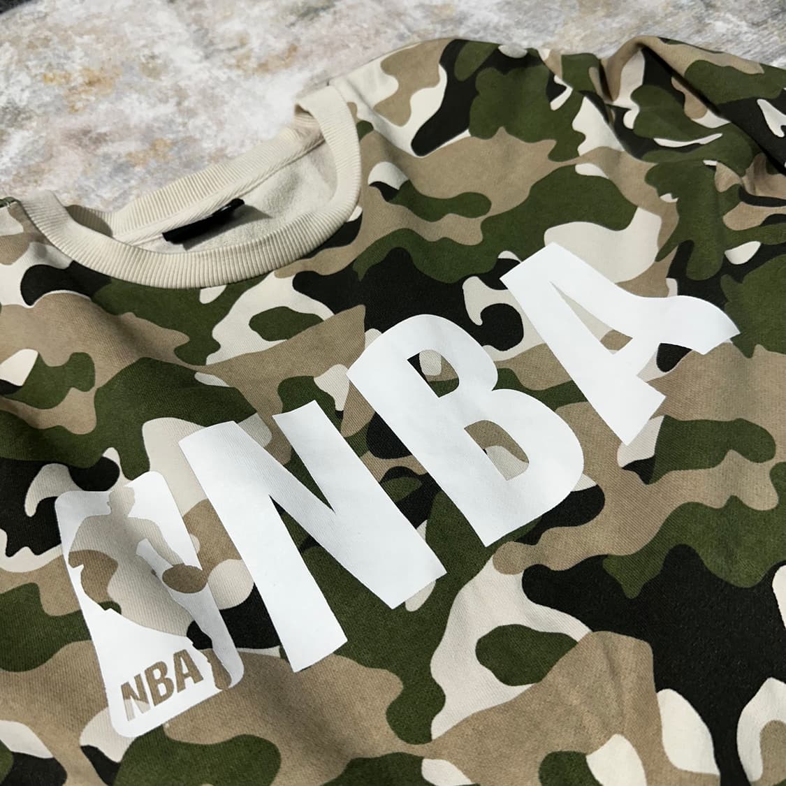 NBA 카모 맨투맨 M 상품이미지2