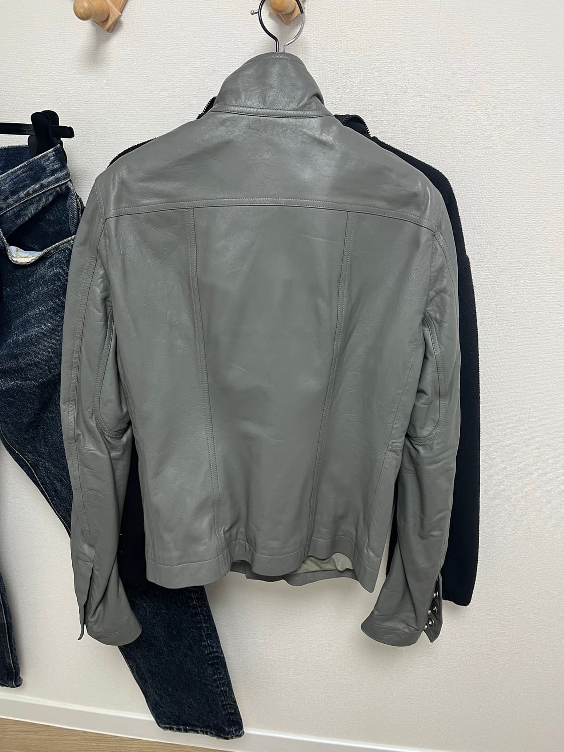 릭오웬스 17ss 가죽자켓 상품이미지2