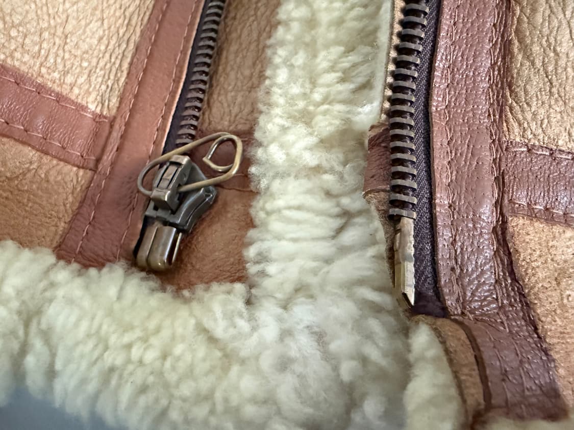 Schott B-3 무스탕 자켓 (Made in USA) 상품이미지6