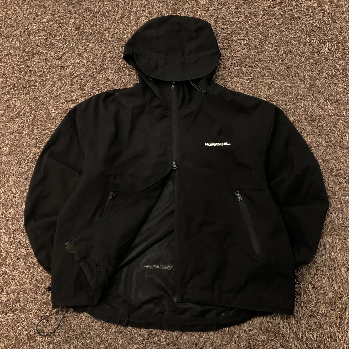 M 노매뉴얼 투웨이 후드 바람막이 자켓 상품이미지2
