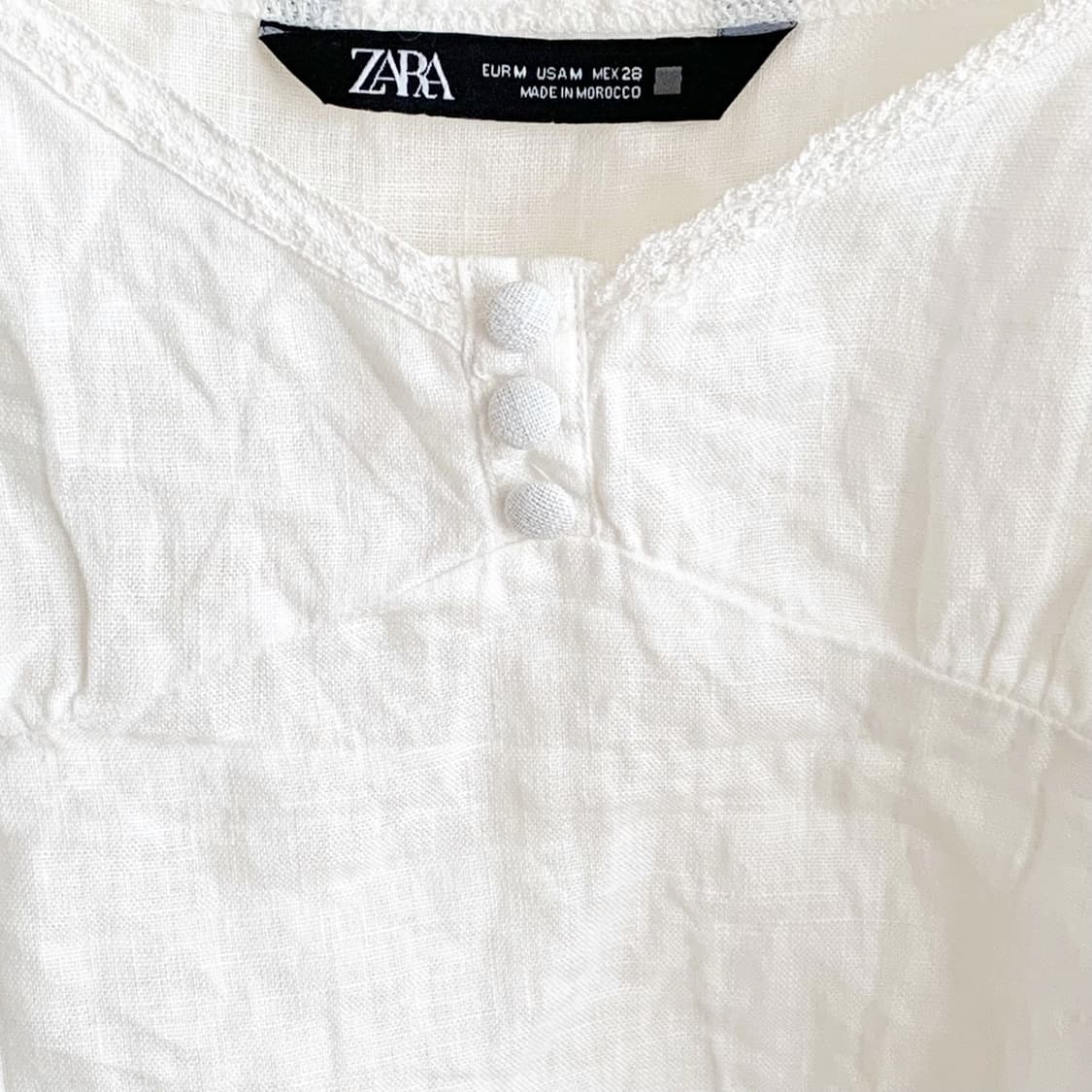 [빈티지] 모리걸 화이트 레이스 끈나시 상품이미지2