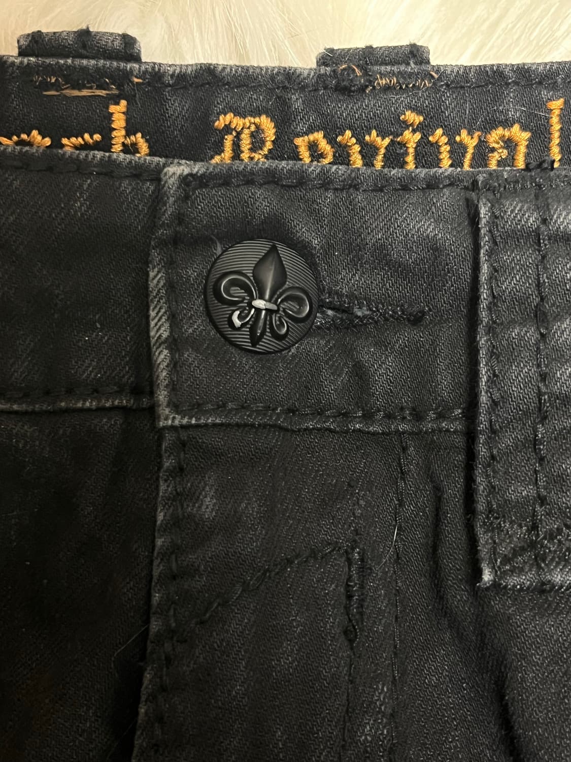 Rock Revival 와이드 핏 블랙 데님 상품이미지3