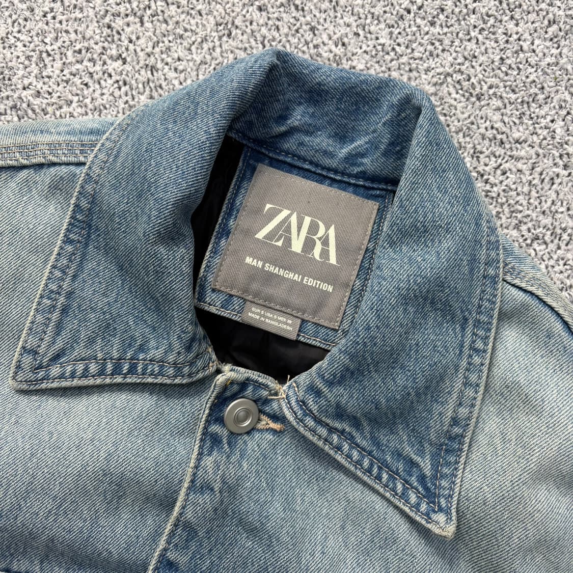 S 자라 남성 청자켓 데님 자켓 0325J 상품이미지2