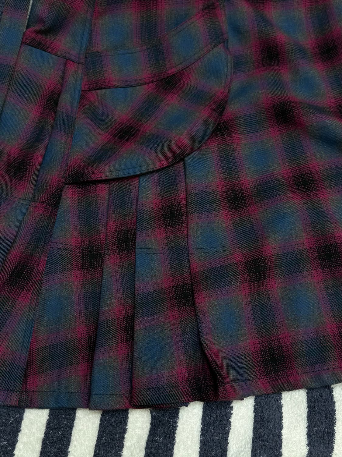 Safarispot Cattage Flannel Wrap Skirt  상품이미지7