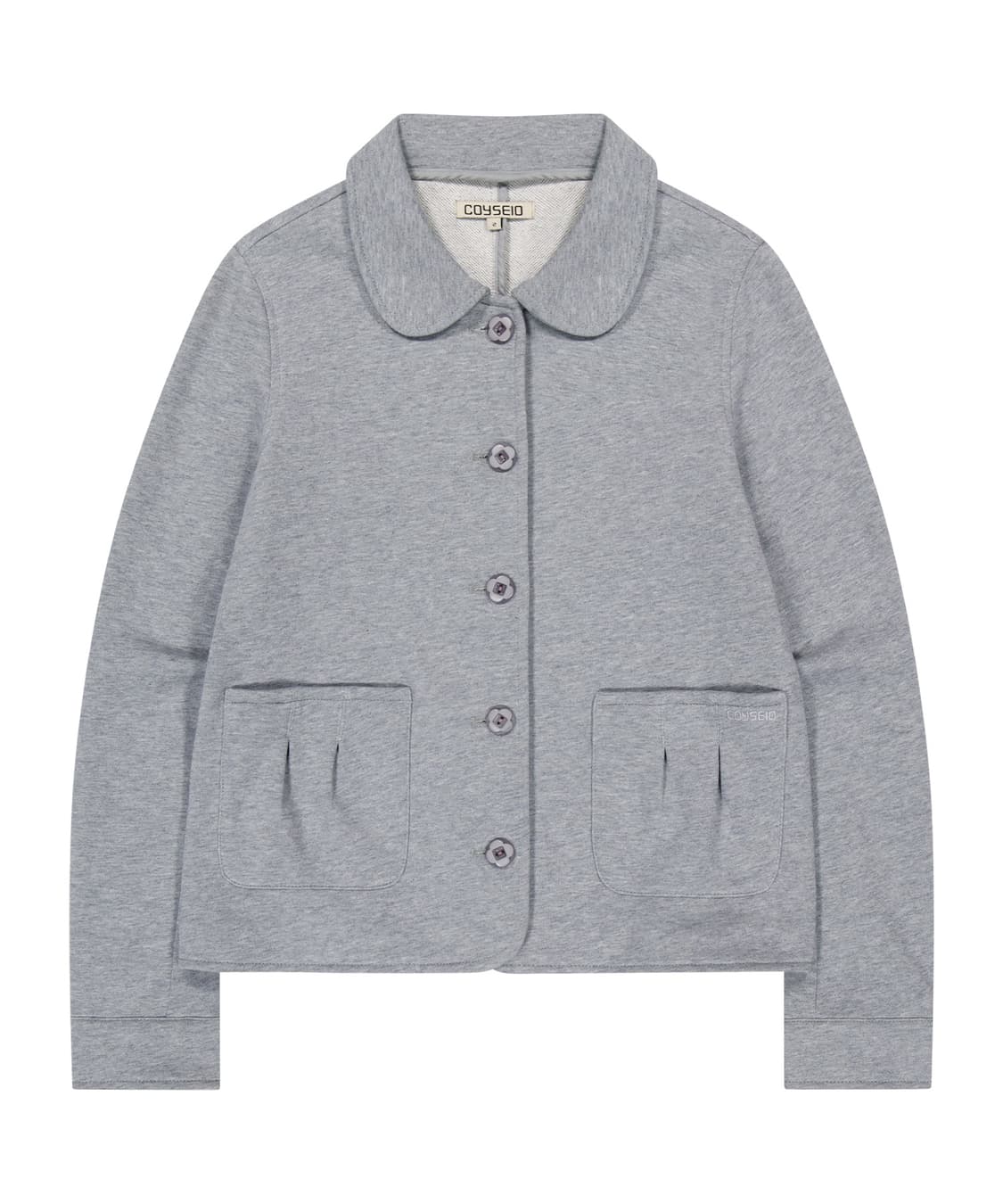 (구해요) COZY SWEAT JACKET MELANGE GREY 상품이미지1