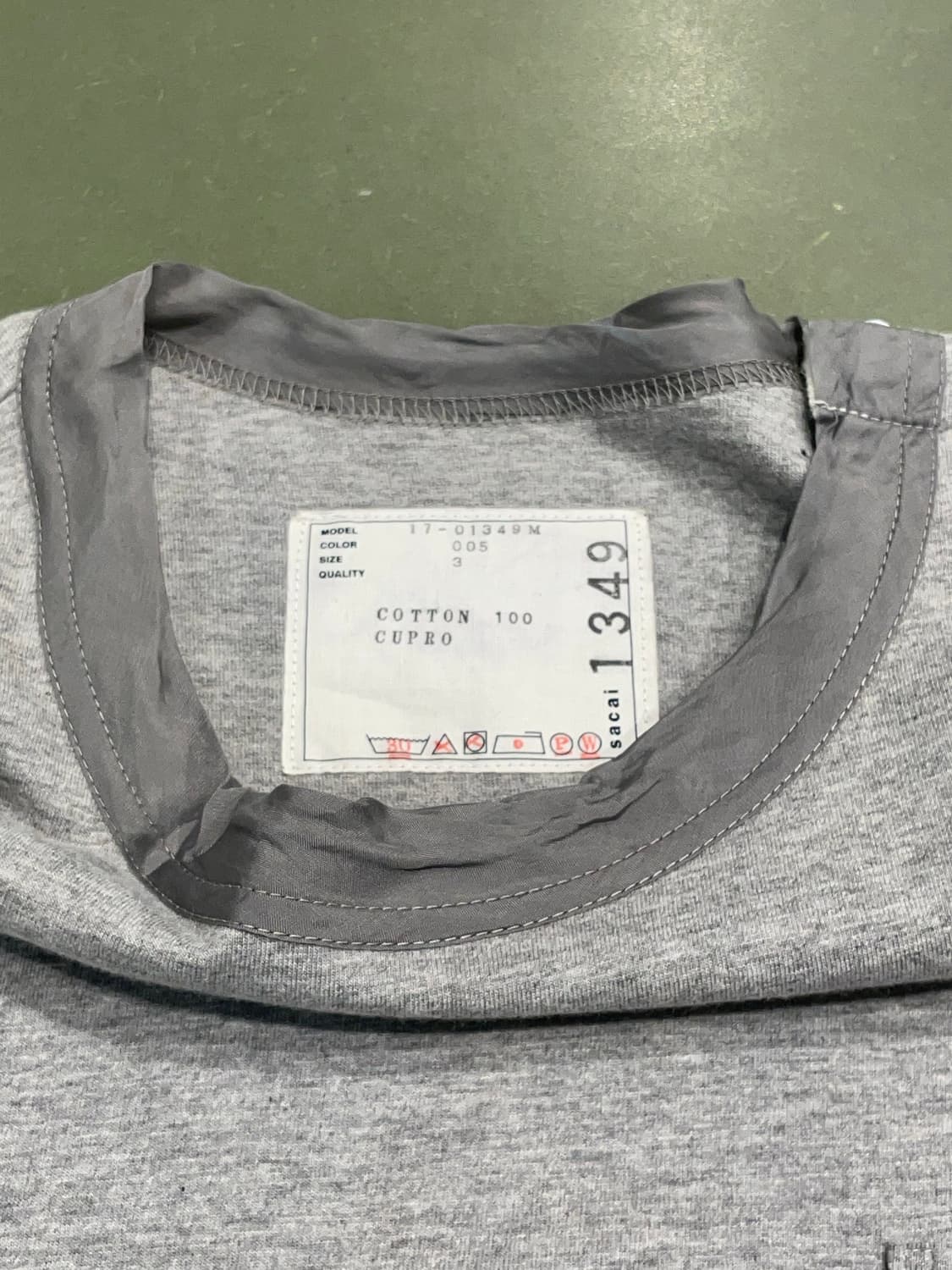 사카이 클래식 코튼 티셔츠 상품이미지5