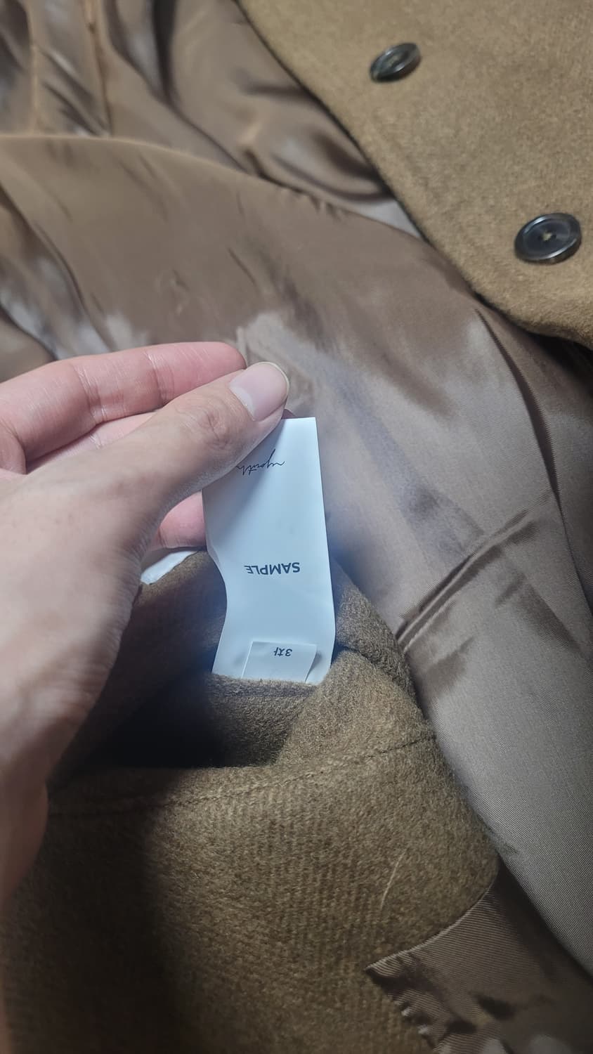 [샘플, L] 유스 레더 트림 맥코트 상품이미지5