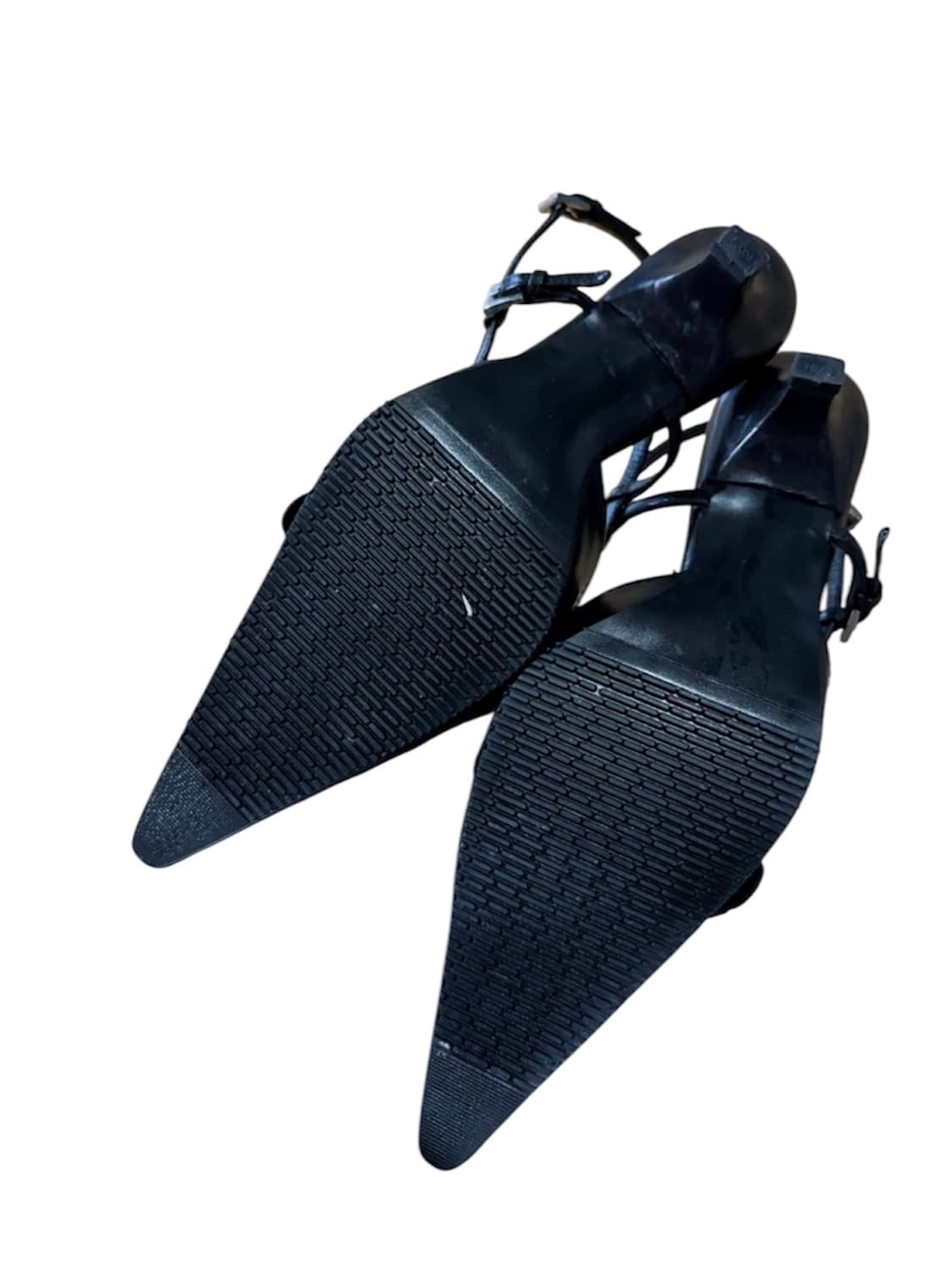 Prada 프라다 벨티드 실버 로고 구두 슬링백 상품이미지3