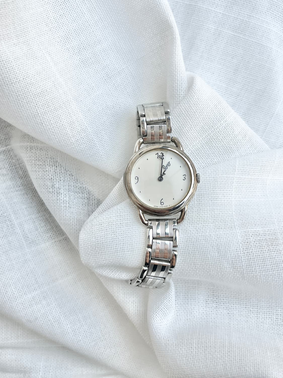 90s Agnes b. 아네스베 로고 시침 손목시계 상품이미지1