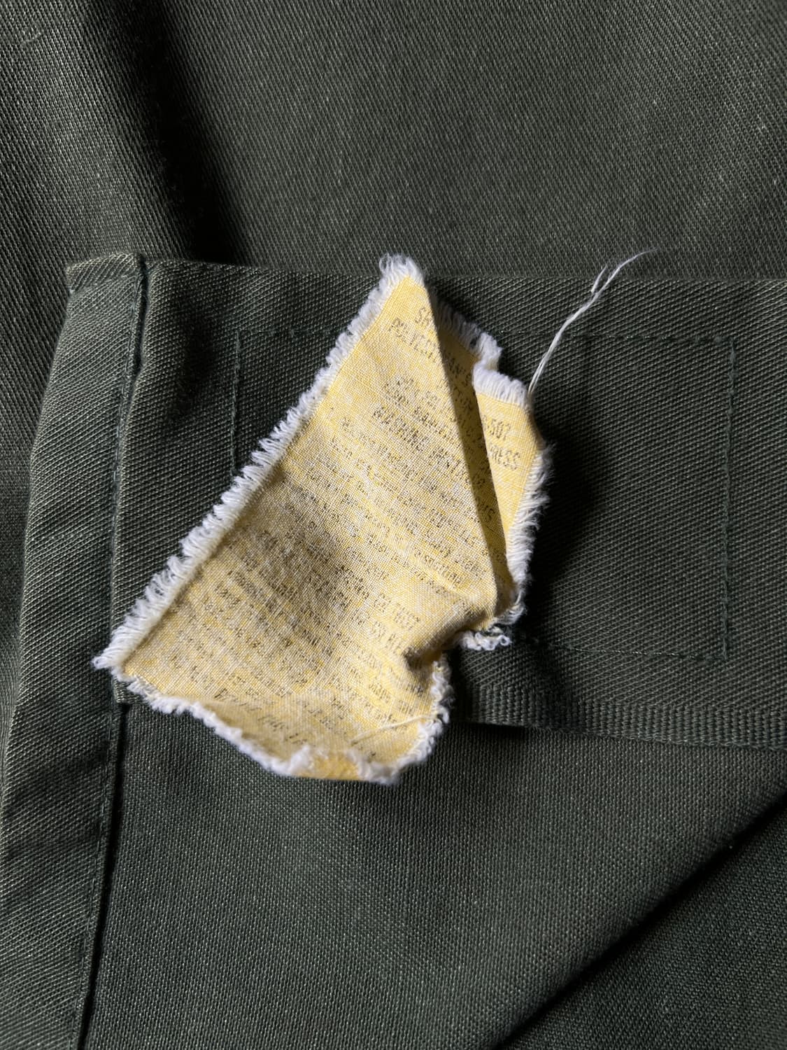 [M]80's 오리지널 U.S ARMY OG-507 셔츠 상품이미지6