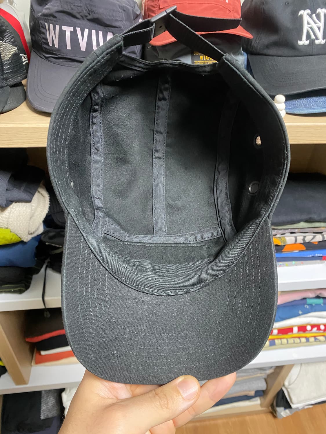 슈프림 밀리터리 캠프캡 블랙 - 21SS 상품이미지6