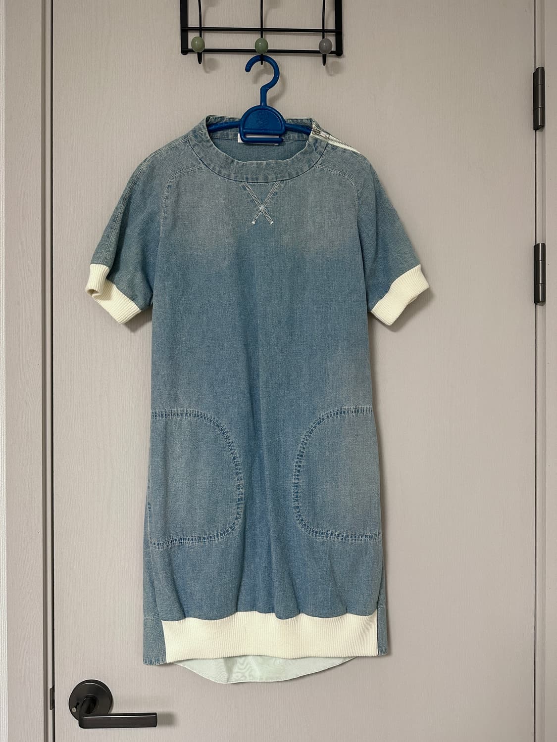 sacai luck denim dress 상품이미지1