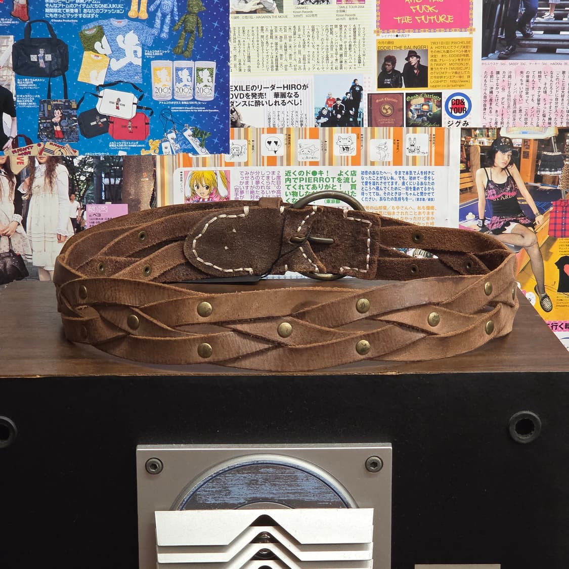 웨스턴 무드 스터드 꼬임 벨트 상품이미지4