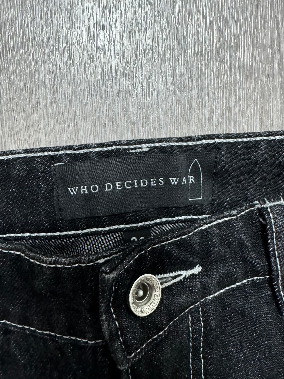 Who Decides War Flare Scripture denim 상품이미지3