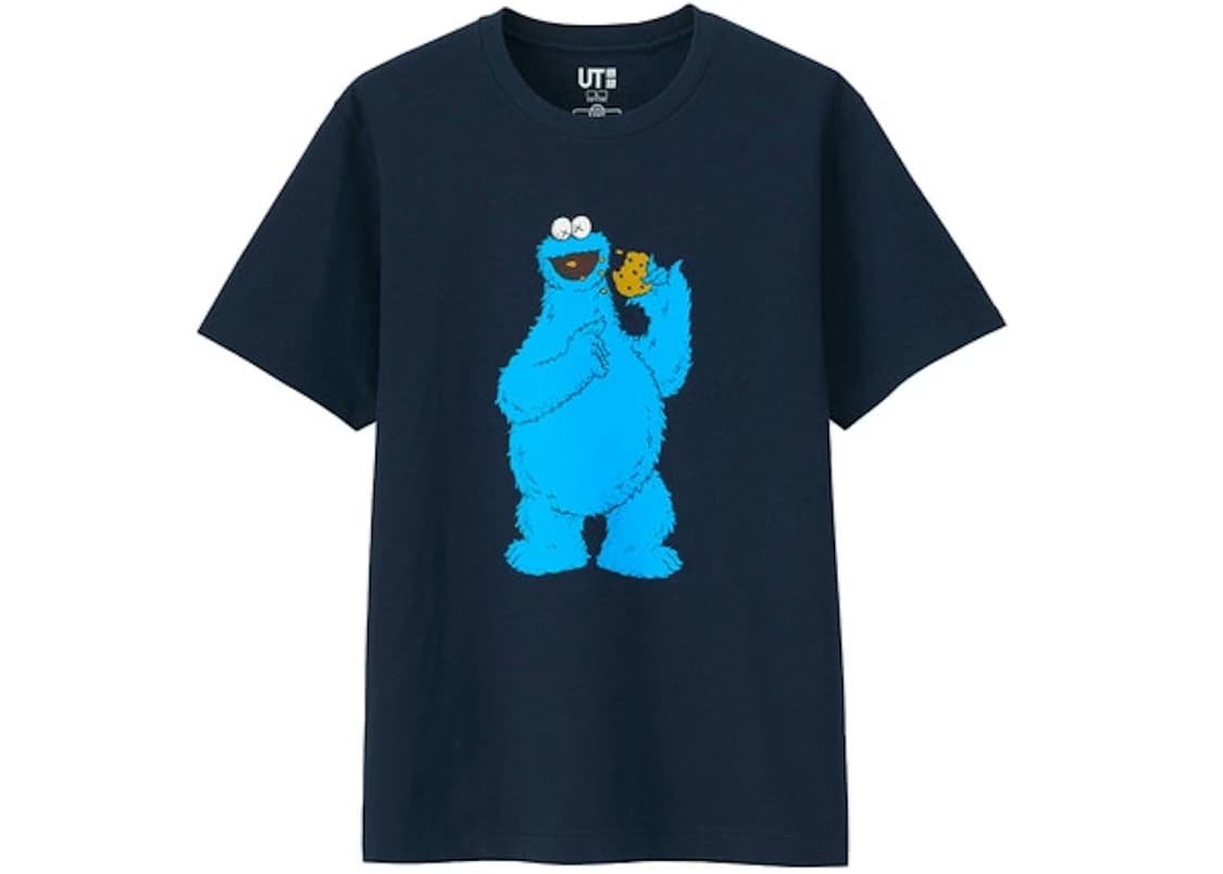 Uniqlo x Kaws x Sesame Street 쿠키몬스터 XL 상품이미지2