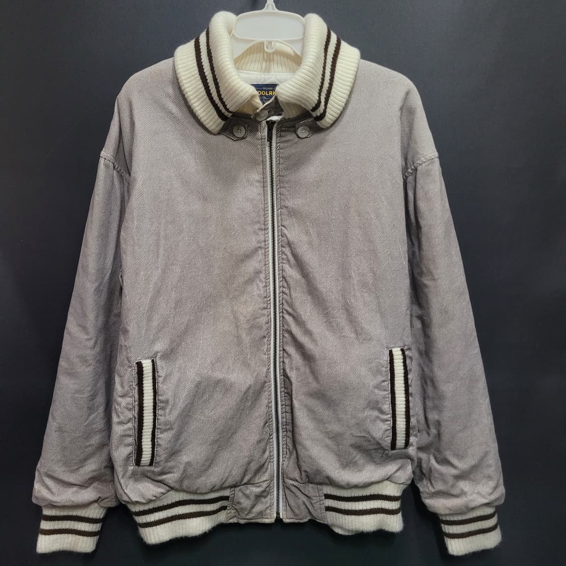 Woolrich 울리치 빈티지 니트 카라넥 워크자켓  상품이미지7
