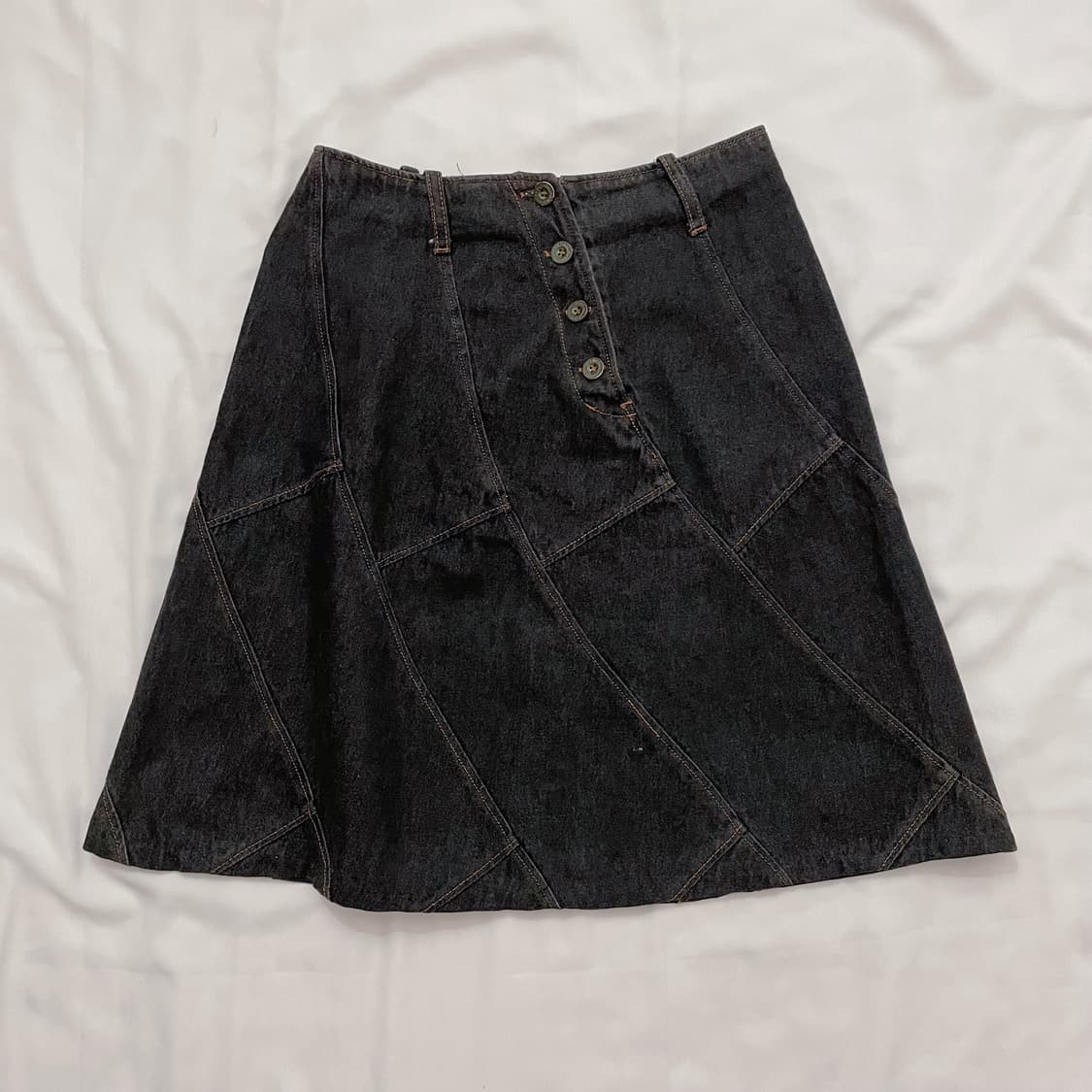 Denim midi skirt 상품이미지1