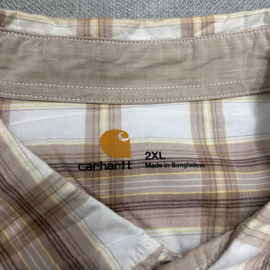 Carhartt 칼하트 체크패턴 반팔셔츠 상품이미지7