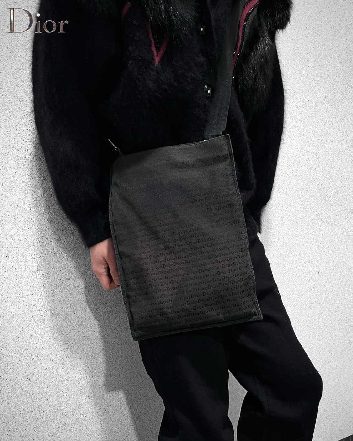 90s 디올 아카이브 스펠 아웃 크로스 바디 백 가방 상품이미지1