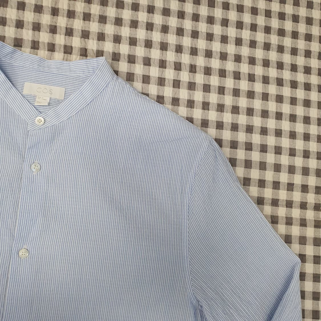 COS 코스 시어스커 헨리넥 셔츠 남자95 상품이미지3