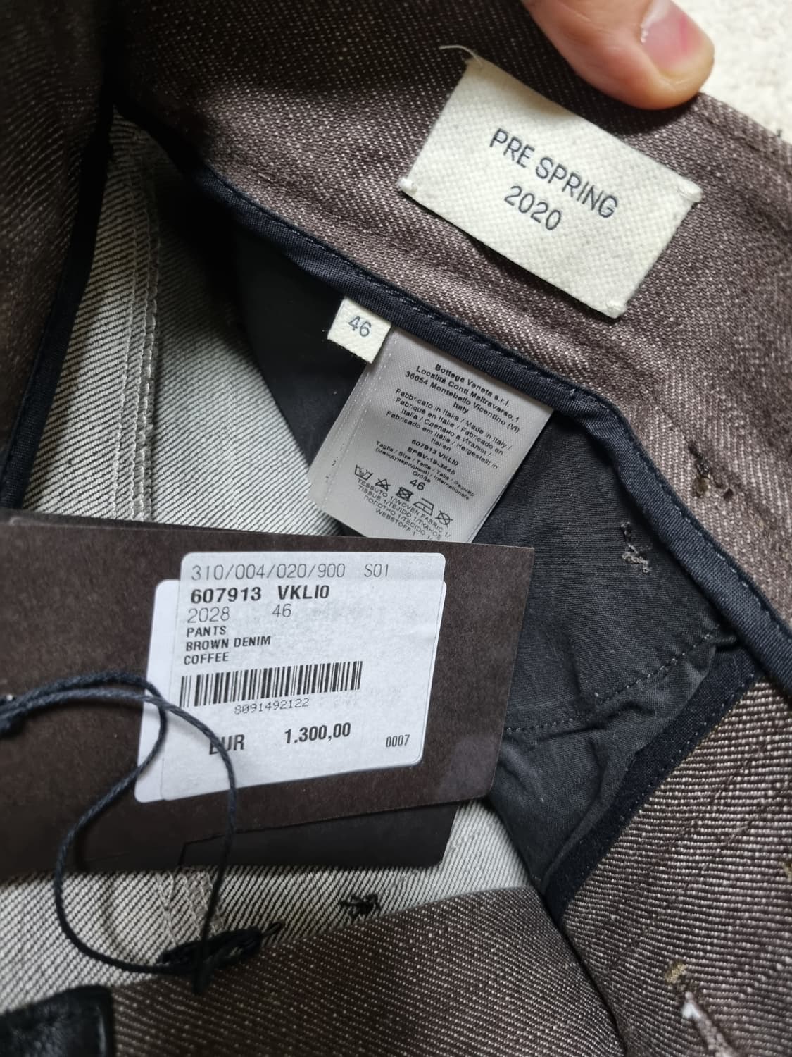 보테가 베네타 믹스 레더 진 상품이미지3