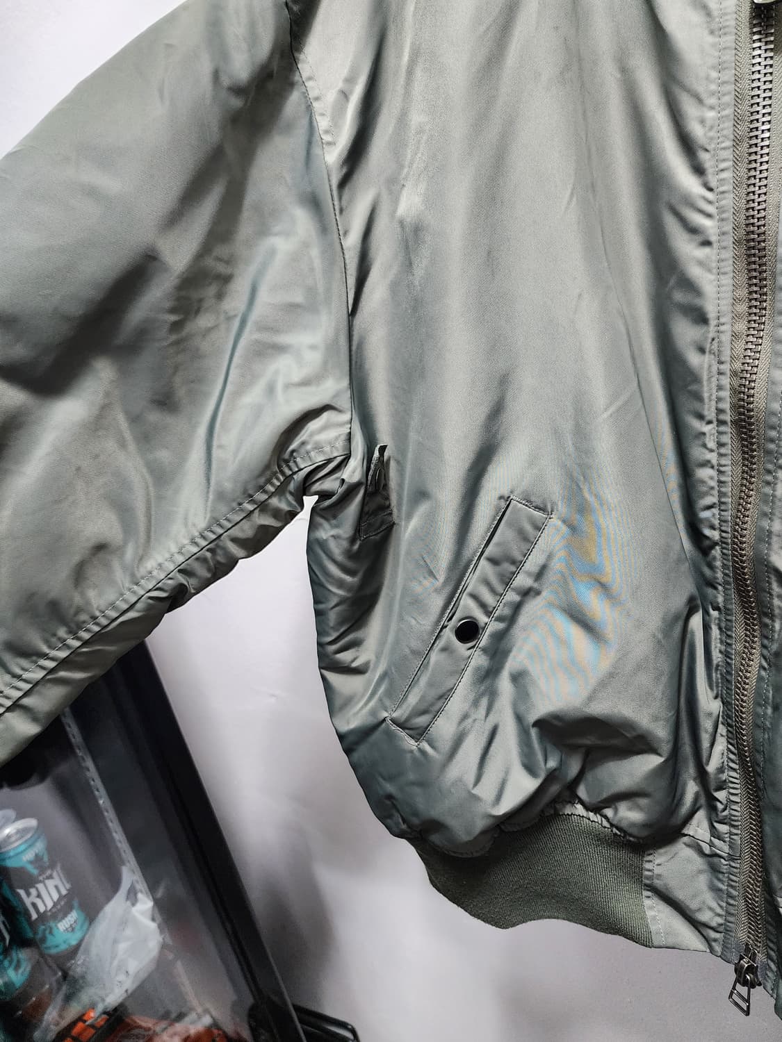 피인오 세컨브랜드 POZE x PN 구스다운 항공점퍼  상품이미지3