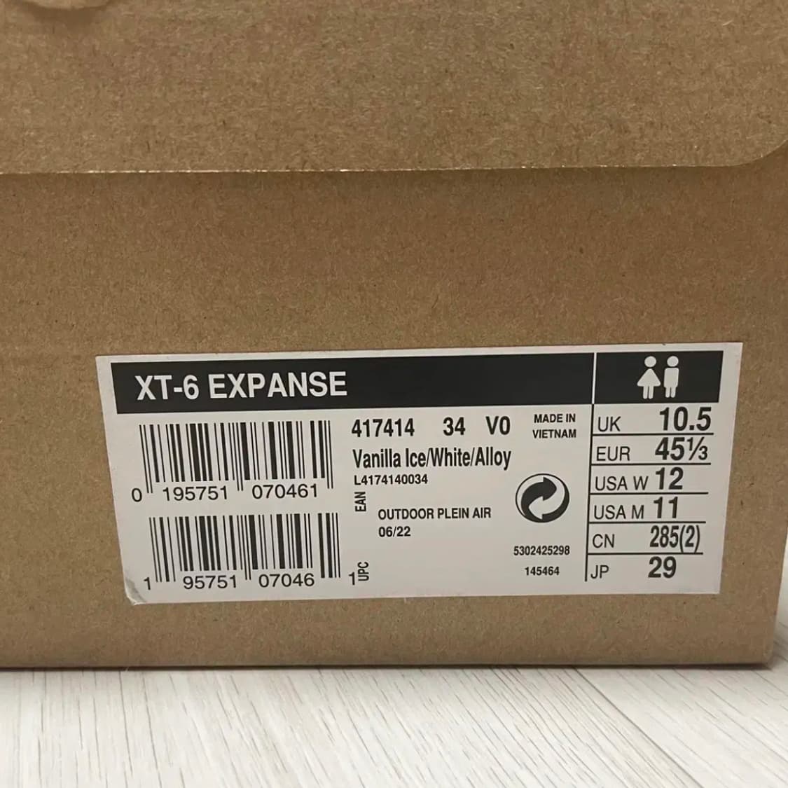 살로몬 xt-6 익스팬스 바닐라 아이스 상품이미지2