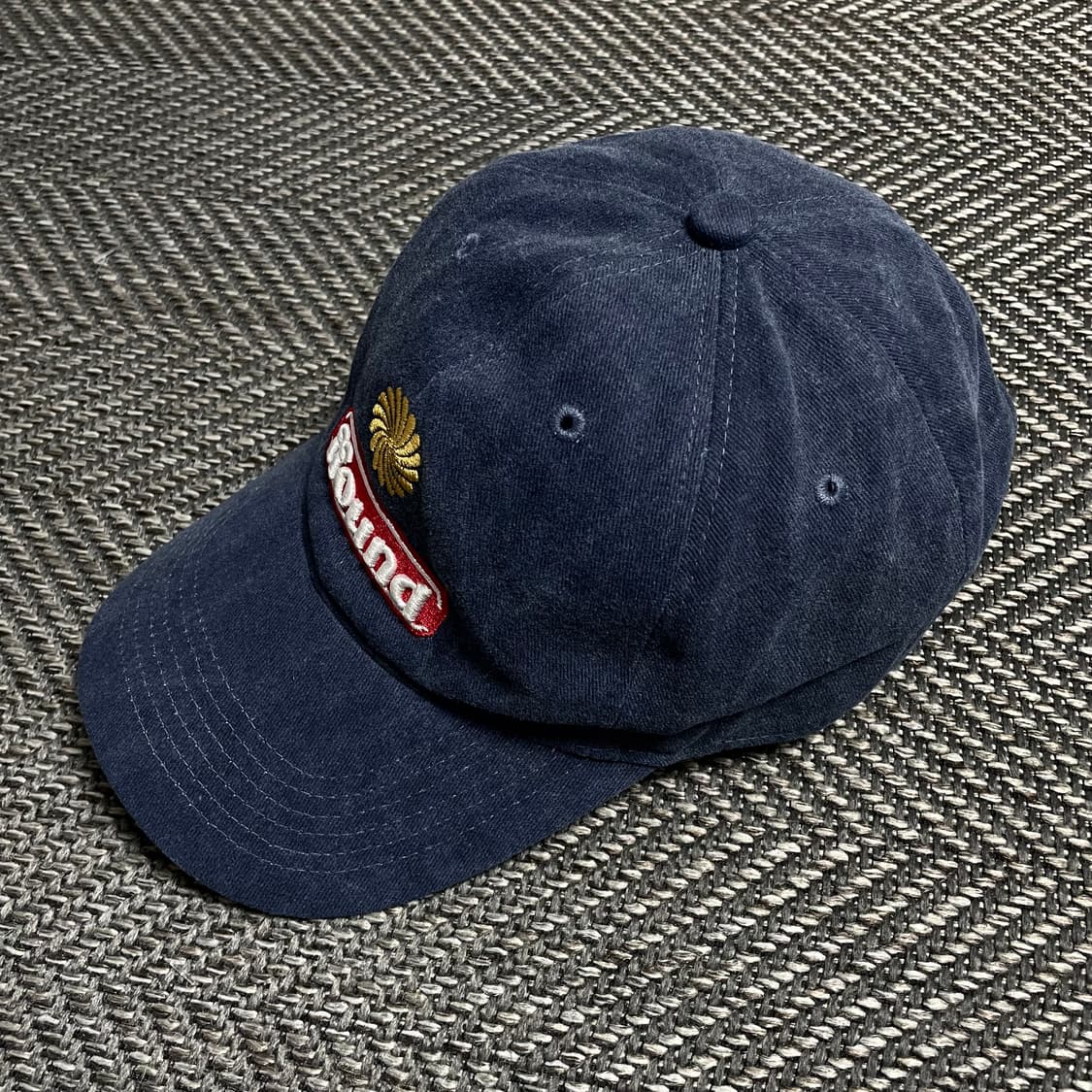 블랙 휴먼앤캣 빅로고 스톤 워시드 네이비 볼캡o 5146 상품이미지2