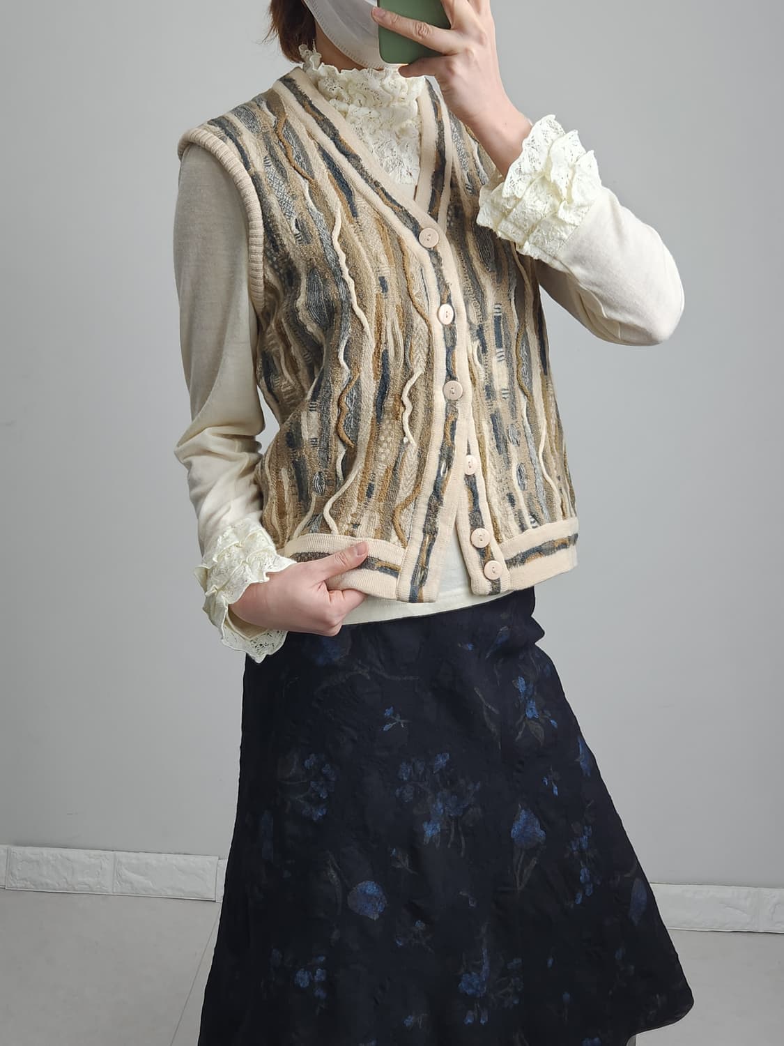 (Purely Australian)케이블 니트 베스트 상품이미지3