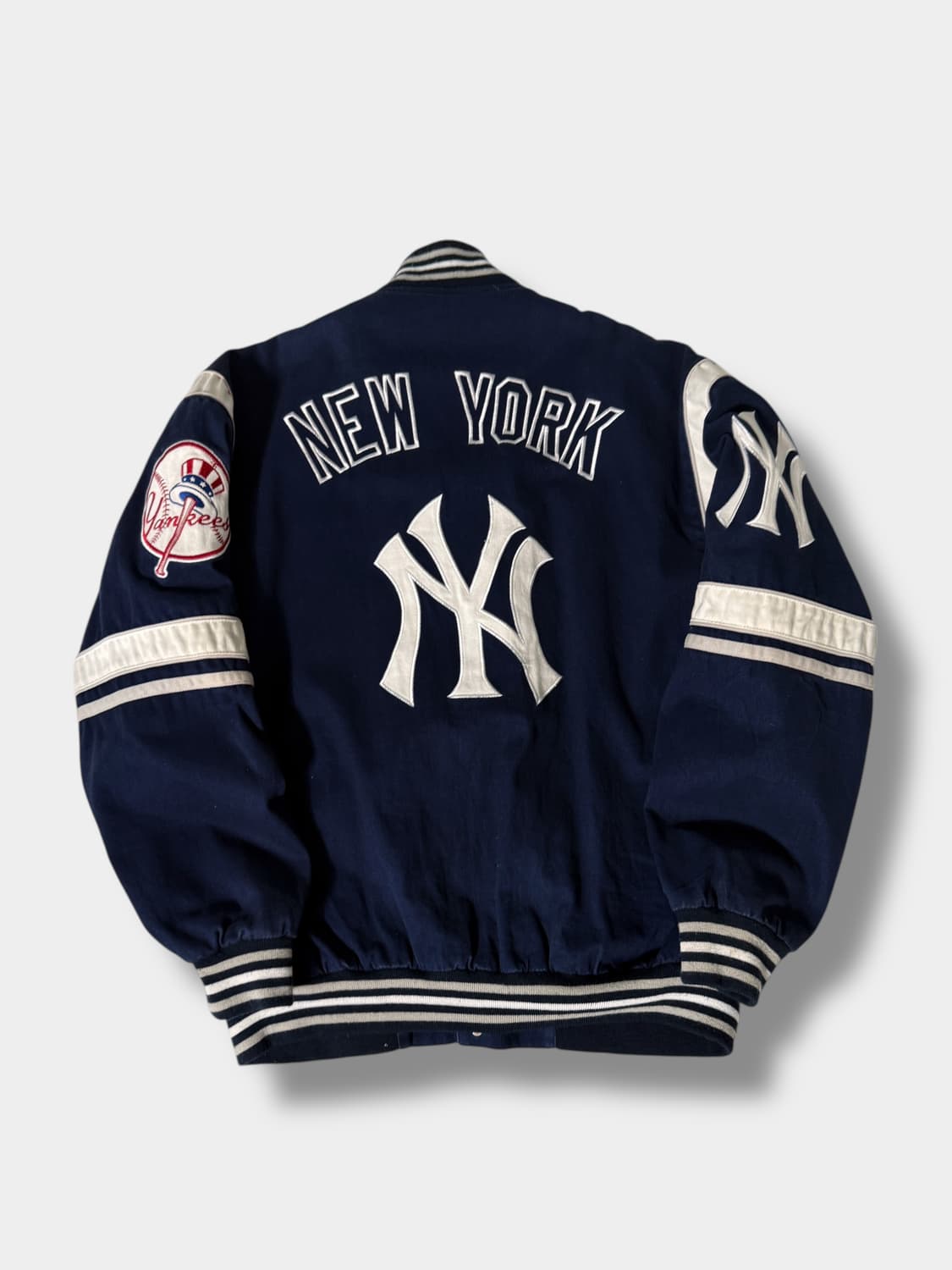 제프해밀턴 오버핏 뉴욕 양키즈 트윌 코튼 봄버 자켓 상품이미지2