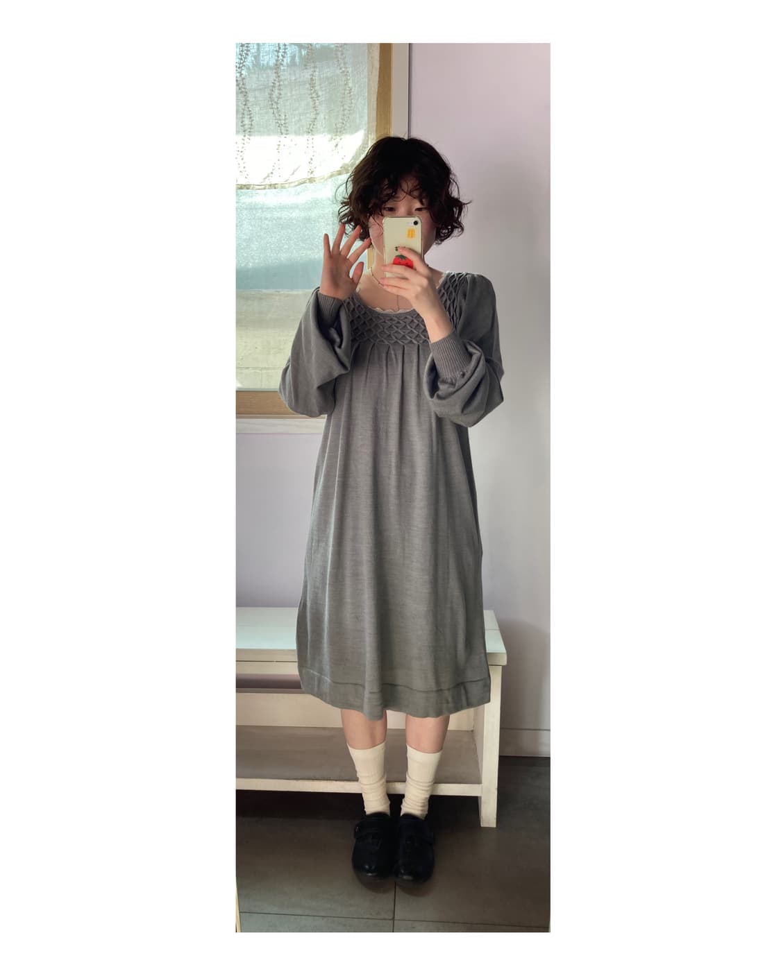 Raybeams 비즈 니트 원피스 상품이미지6