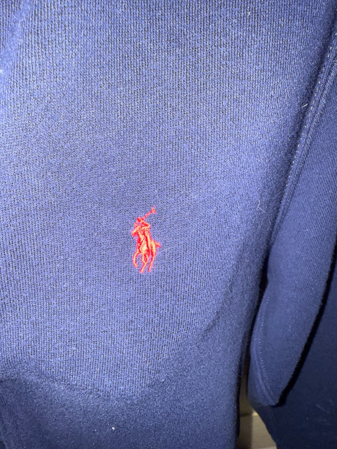 폴로 랄프로렌 후드집업 네이비 주니어 l 여성 s 상품이미지3